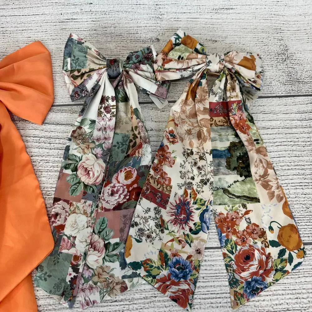 Anthropologie Women's 4pc Bow & Headband Hair Accessory Lot